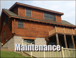  La Grange, Kentucky Log Home Maintenance